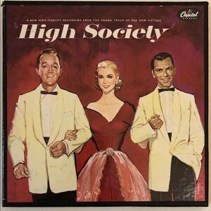 F. Sinatra Grace Kelly Louis Armstrong Bing Crosby High Society Vinyl 45 Re. Set